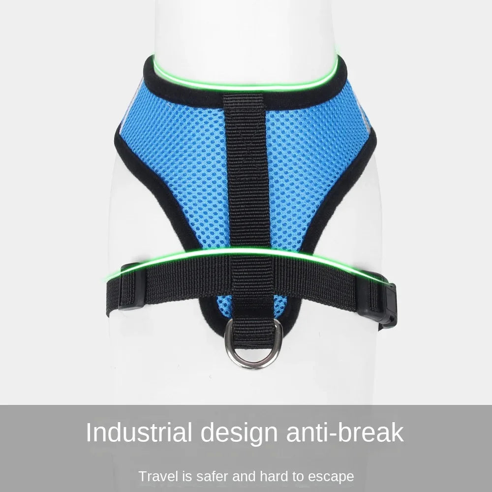 Breathable, Reflective Dog Harness