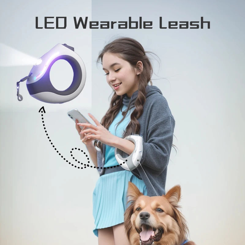 LED Wearable Dog Lead / Leash